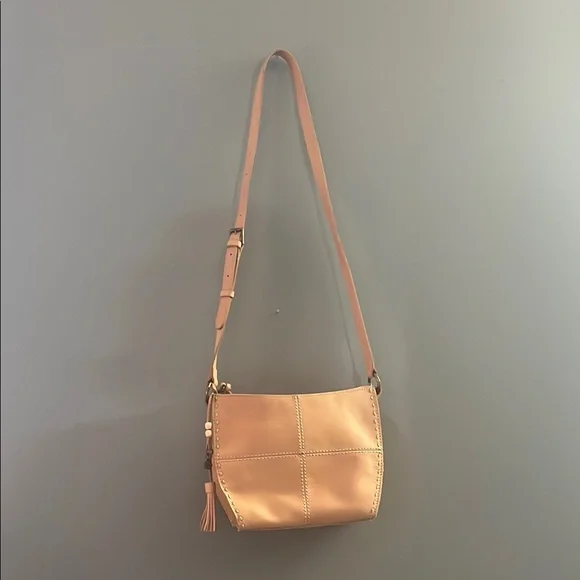 The Sak Tan Leather Crossbody Bag - Picture 1 of 7